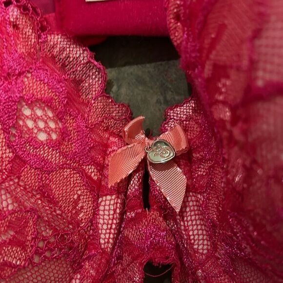 Victoria’s Secret 34DDD Body by Victoria Pink Lace Underwire Bra - Picture 2 of 8